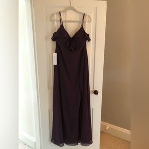 Azazie Plum Bridemaids Dress
